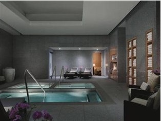 indoor pool is part of the spa