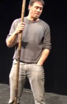 half price show at harrahs, defending the caveman
