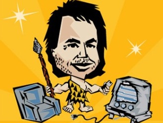 half price show at harrahs, defending the caveman