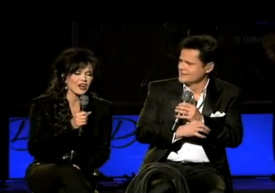 Donny and Marie peforming at the Flamingo, Las Vegas