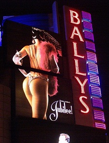 ballys iconic jubilee sign at nigh