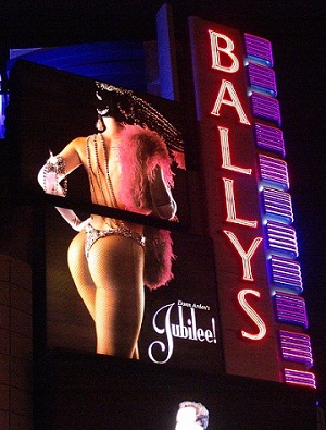famous ballys las vegas jubilee sign. The Jubilee Show has ended