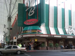 corner of binions downtown las vegas