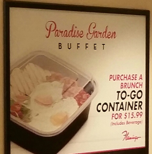 All You can fit in this container from Flamingo buffet is only 15.99 at breakfast