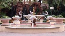 flamingo fountai