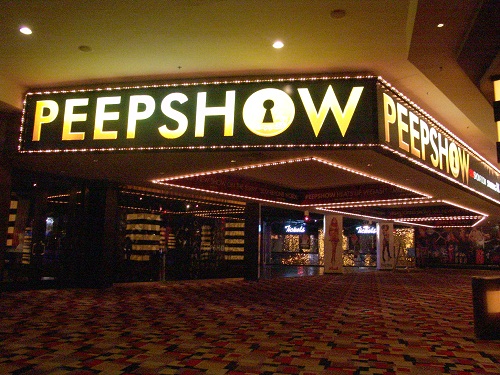 peepshow theatre second floor planethollywood