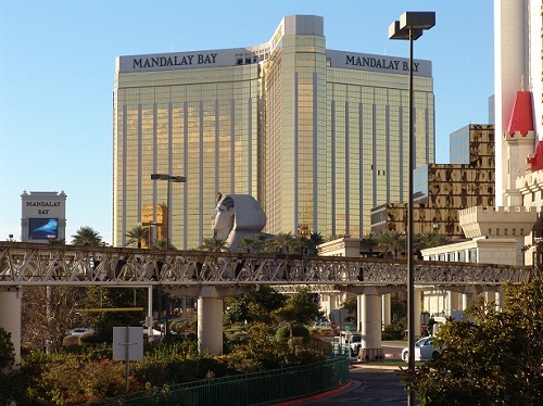 mandalay bay from excalibur