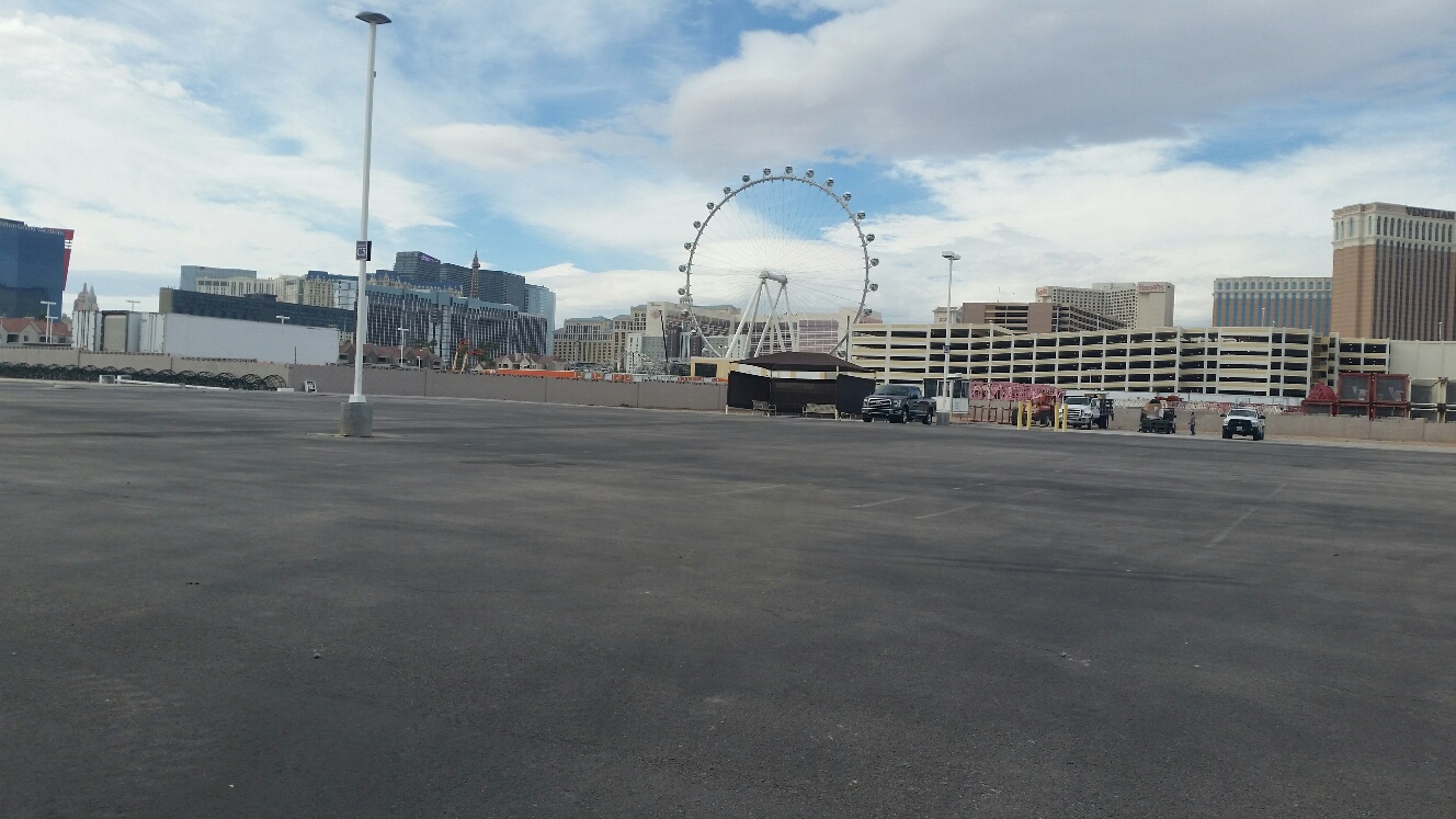 Site of the Madison Square Garden and Sands Joint project Concert Venue in Las Vegas