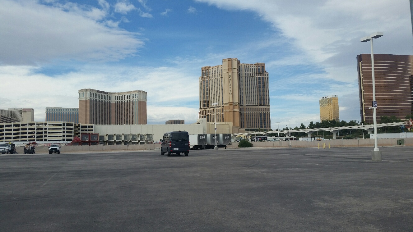 Site of the Madison Square Garden and Sands Joint project Concert Venue in Las Vegas