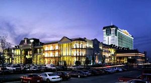 night view of orleans casino