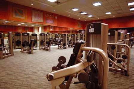 large fitness center