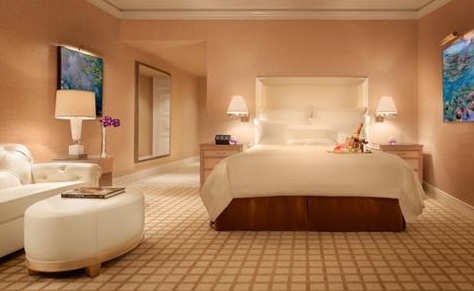 bedroom of the suite