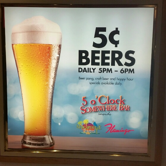 Margaritaville Five Cent Beer Daily