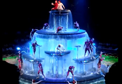 Le Reve the dream in the newly remodeled lereve theater Las Vegas Wynn Hotel