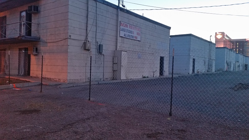 A Security Fence was installed at French Villas, Nice Work!