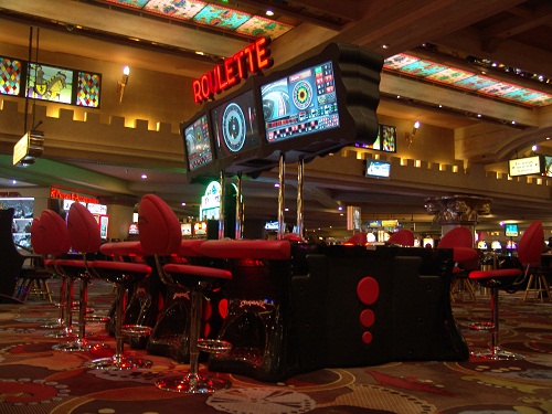 full view of the new roulette vegas gam