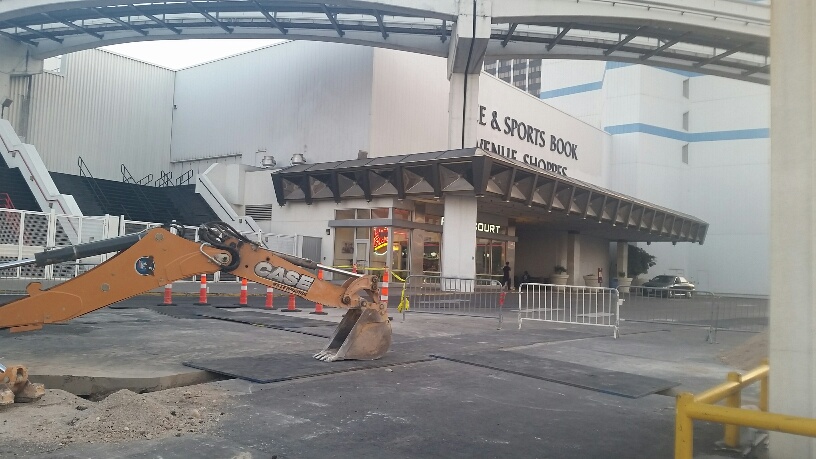 The Bally's Sports Book was getting lots of cars parked there but were not customers. That will soon end.