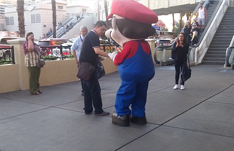 You can find Mario in front of Cromwell almost all the time, maybe there is more than one?