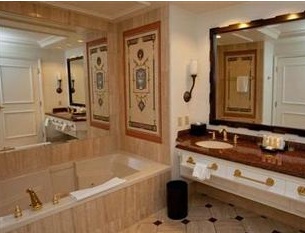 showing the bath tub and sink
