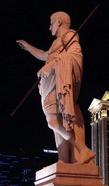 night picture of caesar