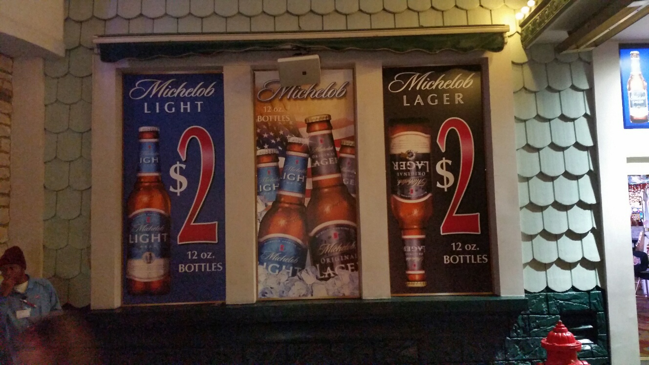 Two dollars for a bottle beer all day everyday