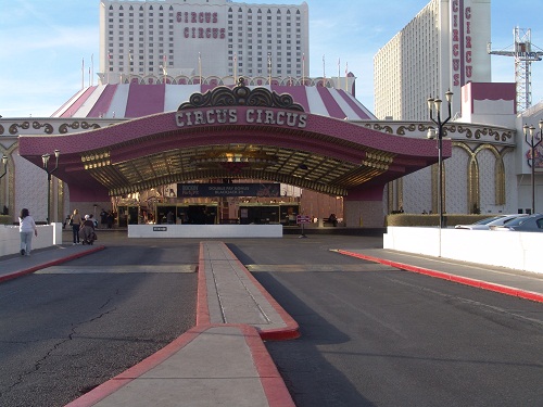 front of the big top