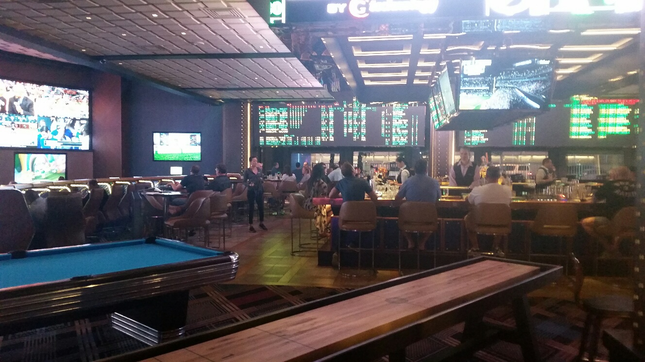 The Cosmopolitan Sports Book is now on the first floor