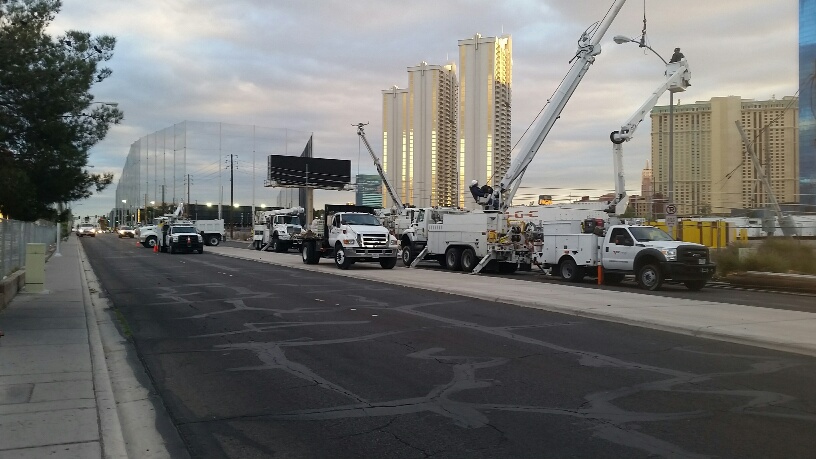 A Dust Storm with 60 mph winds tore down power lines and 40,000 people were without power for more than 20 hours