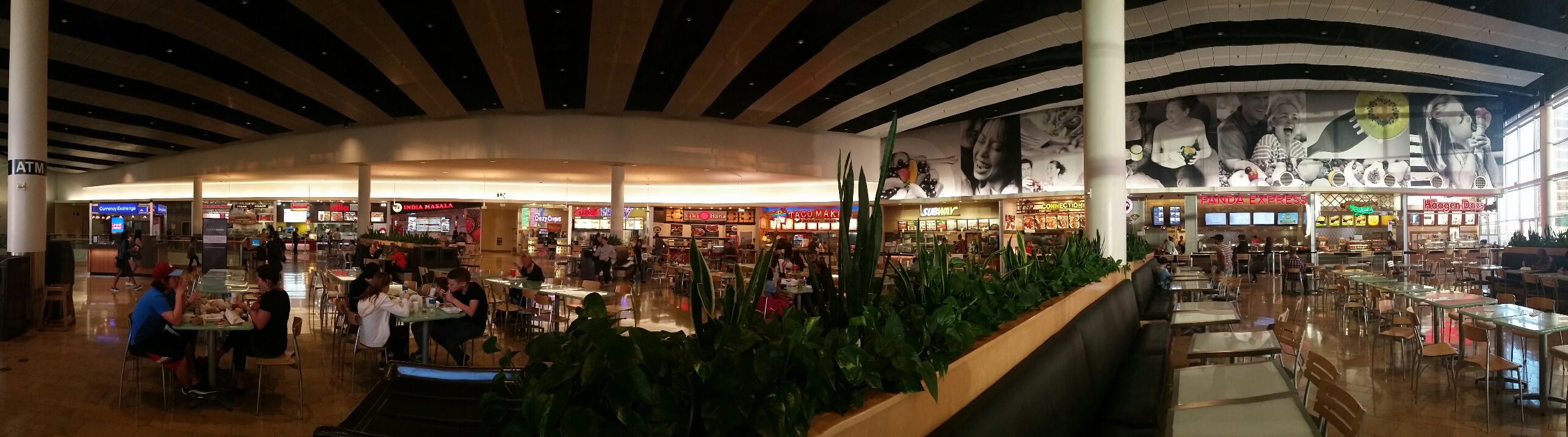 Fashion Show Mall Food Court is the largest in Vegas