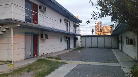 The apartments are not occupied