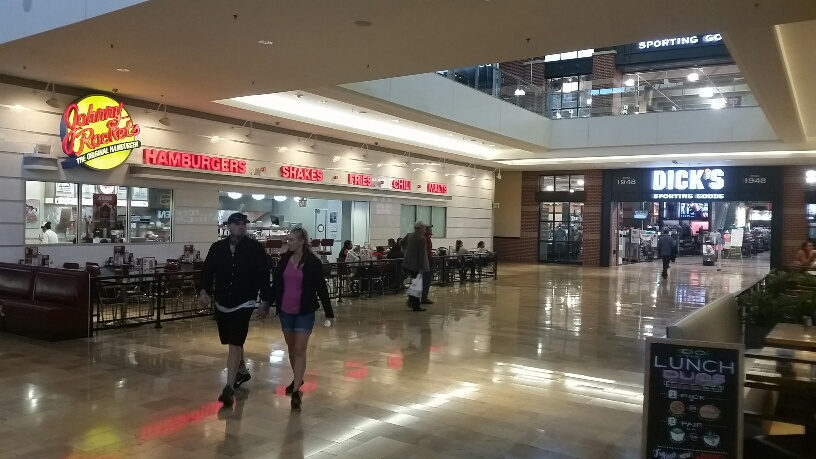 Johnny Rockets in the middle of the Fashion Show Mall