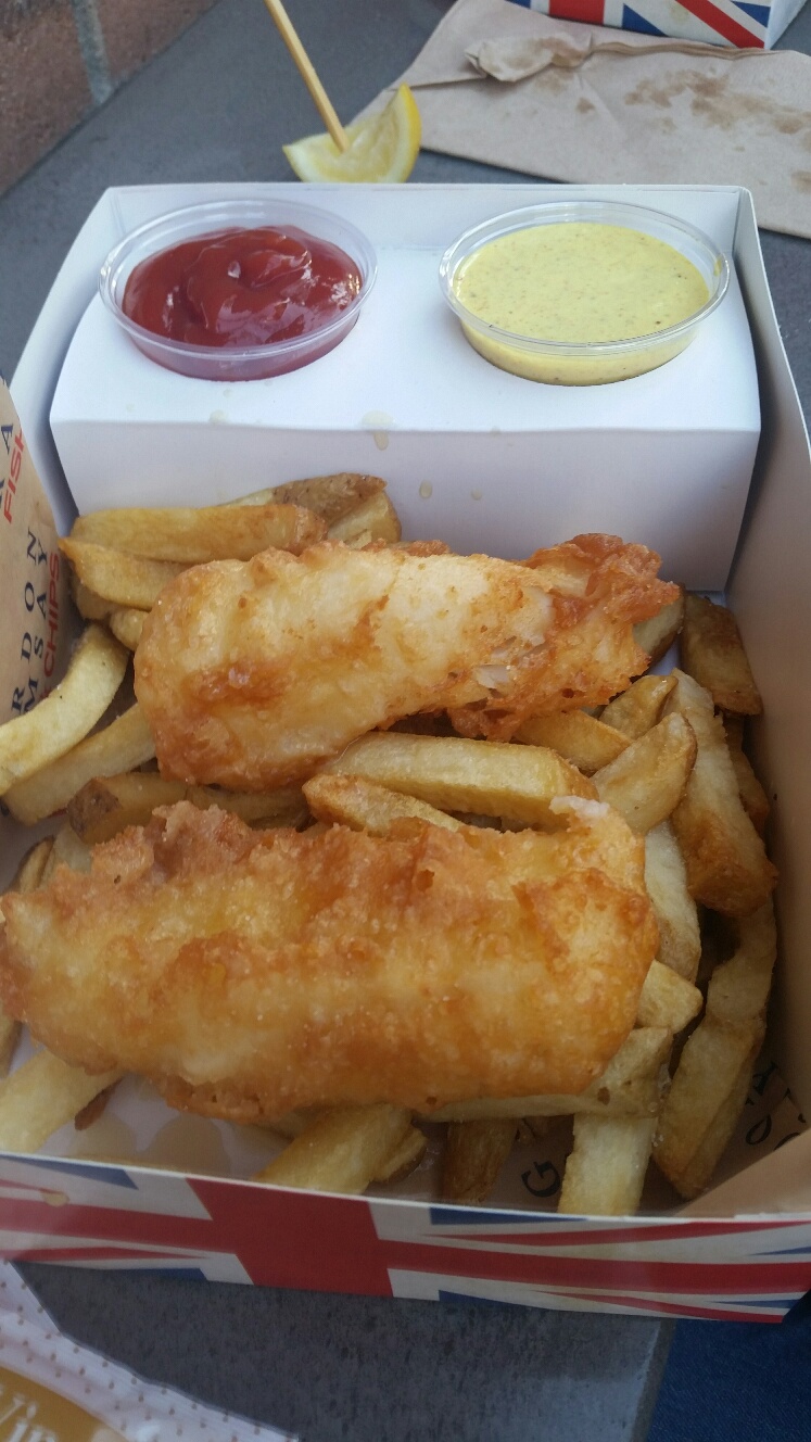 This box of Fish will cost You around 20 dollars, it must be worth it because there is usually a long line to buy it.