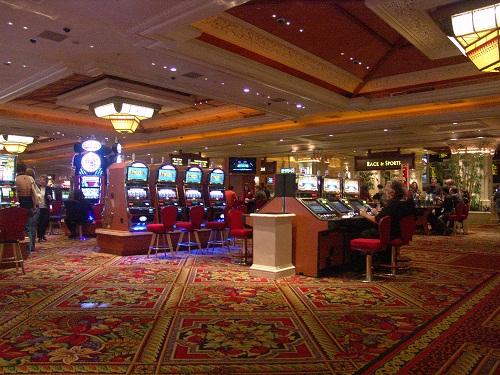 showing huge casino space