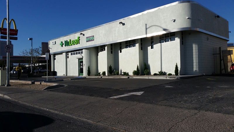 NuLeaf Dispensary is in walking distance to the Las Vegas Strip on Twain Ave