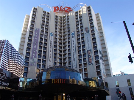 day view of the plaza from the fremont st experience