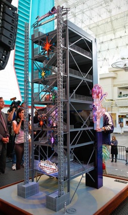 Slotzilla view from the east side of Fremont street