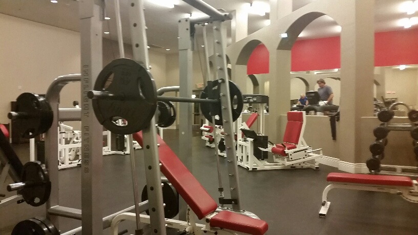 Fitness Center is very spacious